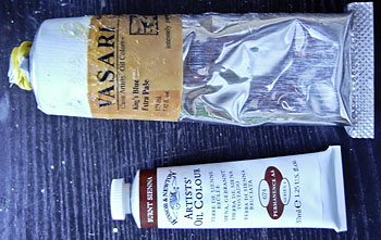 vasari and winsor and newton oil paint